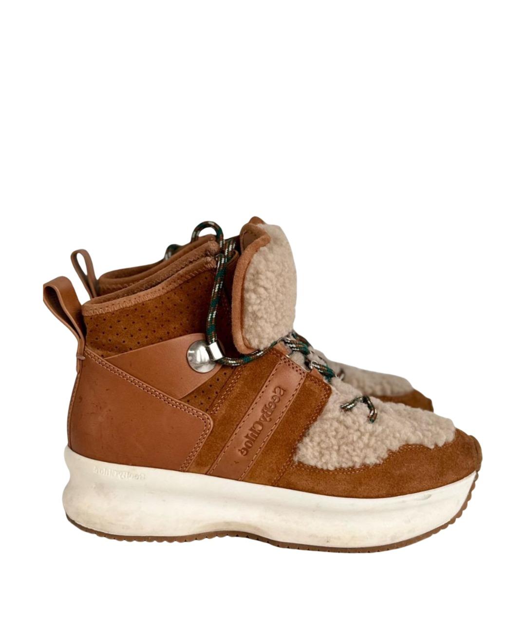 SEE BY CHLOE Мульти замшевые кеды, фото 1