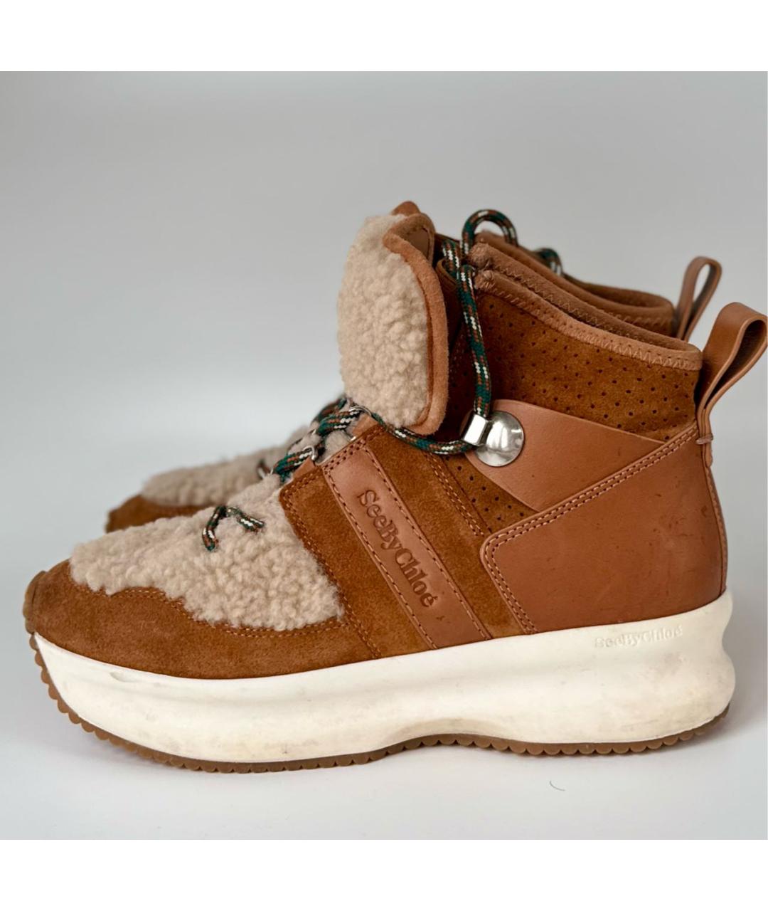 SEE BY CHLOE Мульти замшевые кеды, фото 9