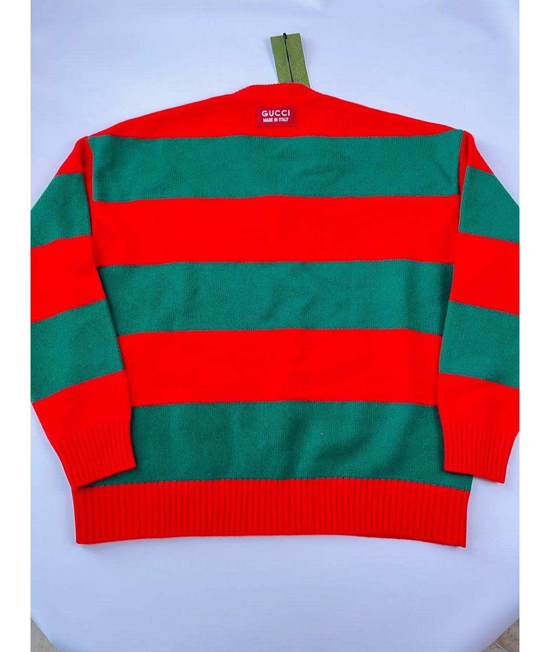 GUCCI Мульти шерстяной джемпер / свитер, фото 2