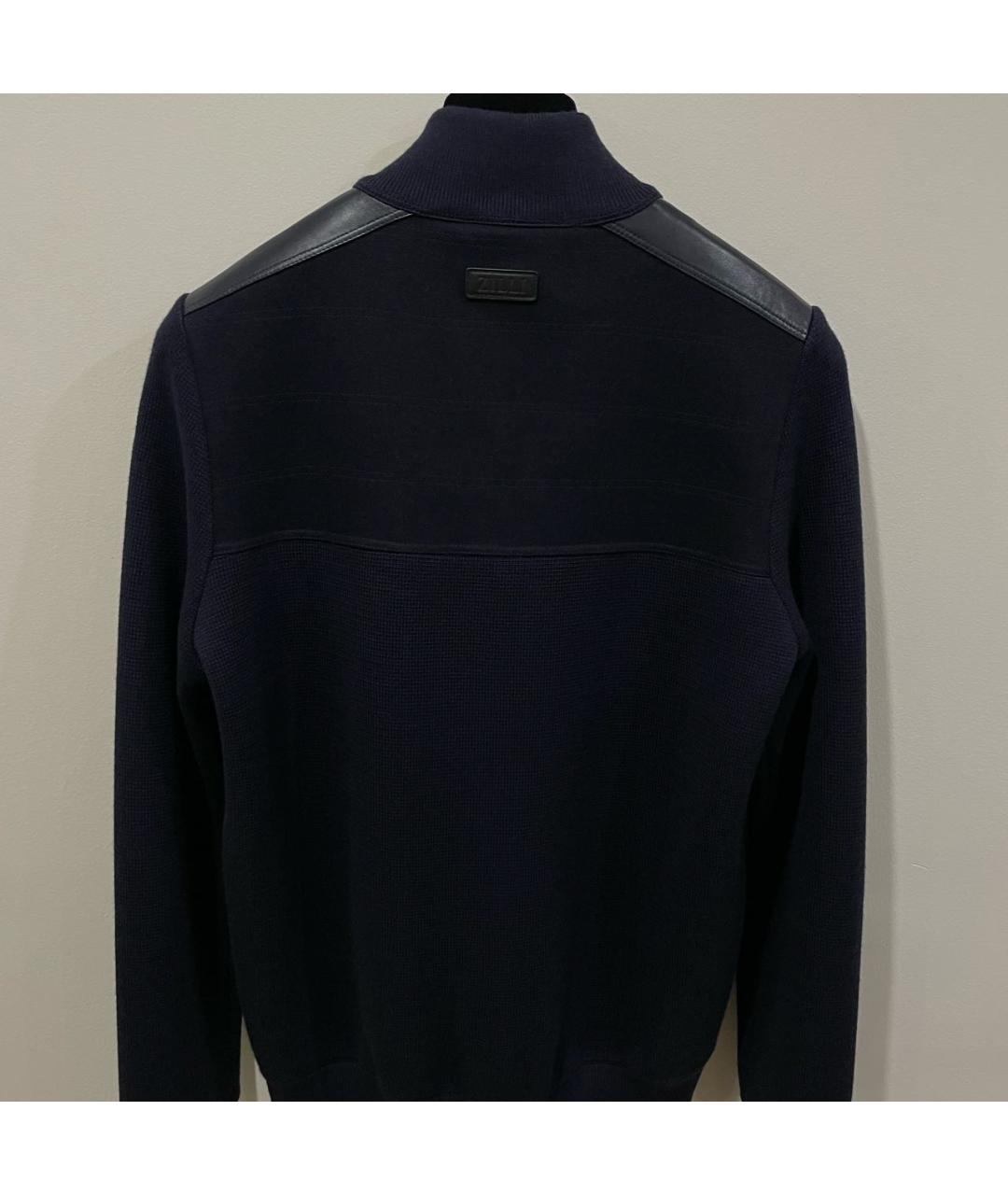 ZILLI Темно-синяя куртка, фото 2