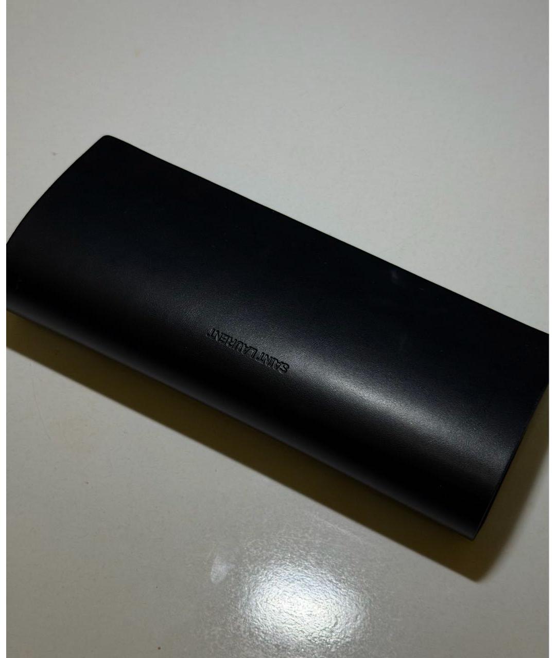 SAINT LAURENT Бежевые пластиковые солнцезащитные очки, фото 4