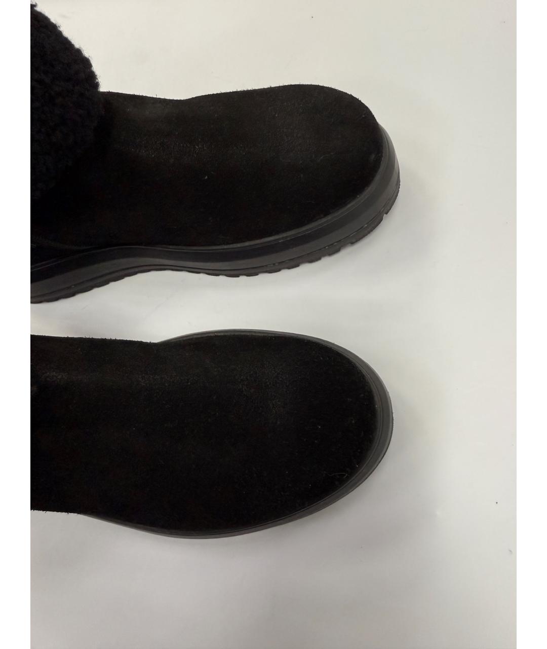 BOGNER Черные замшевые полусапоги, фото 6