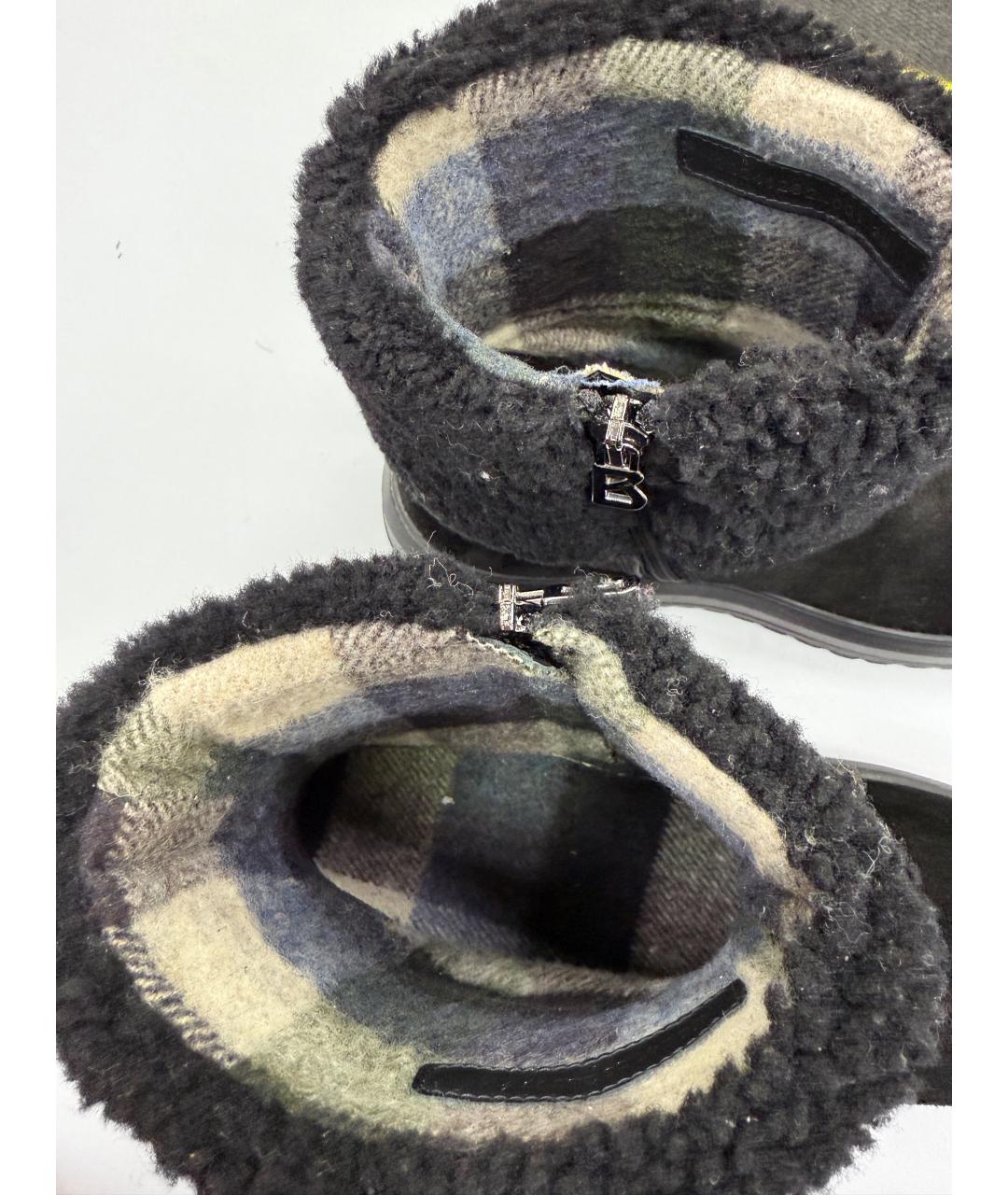 BOGNER Черные замшевые полусапоги, фото 7