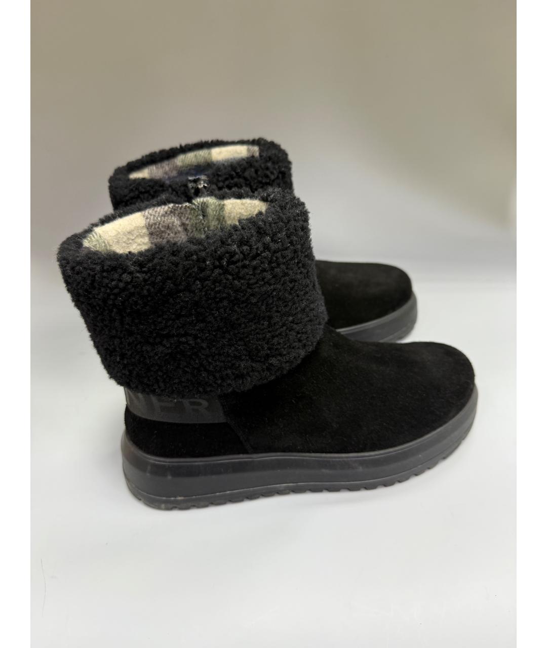 BOGNER Черные замшевые полусапоги, фото 3