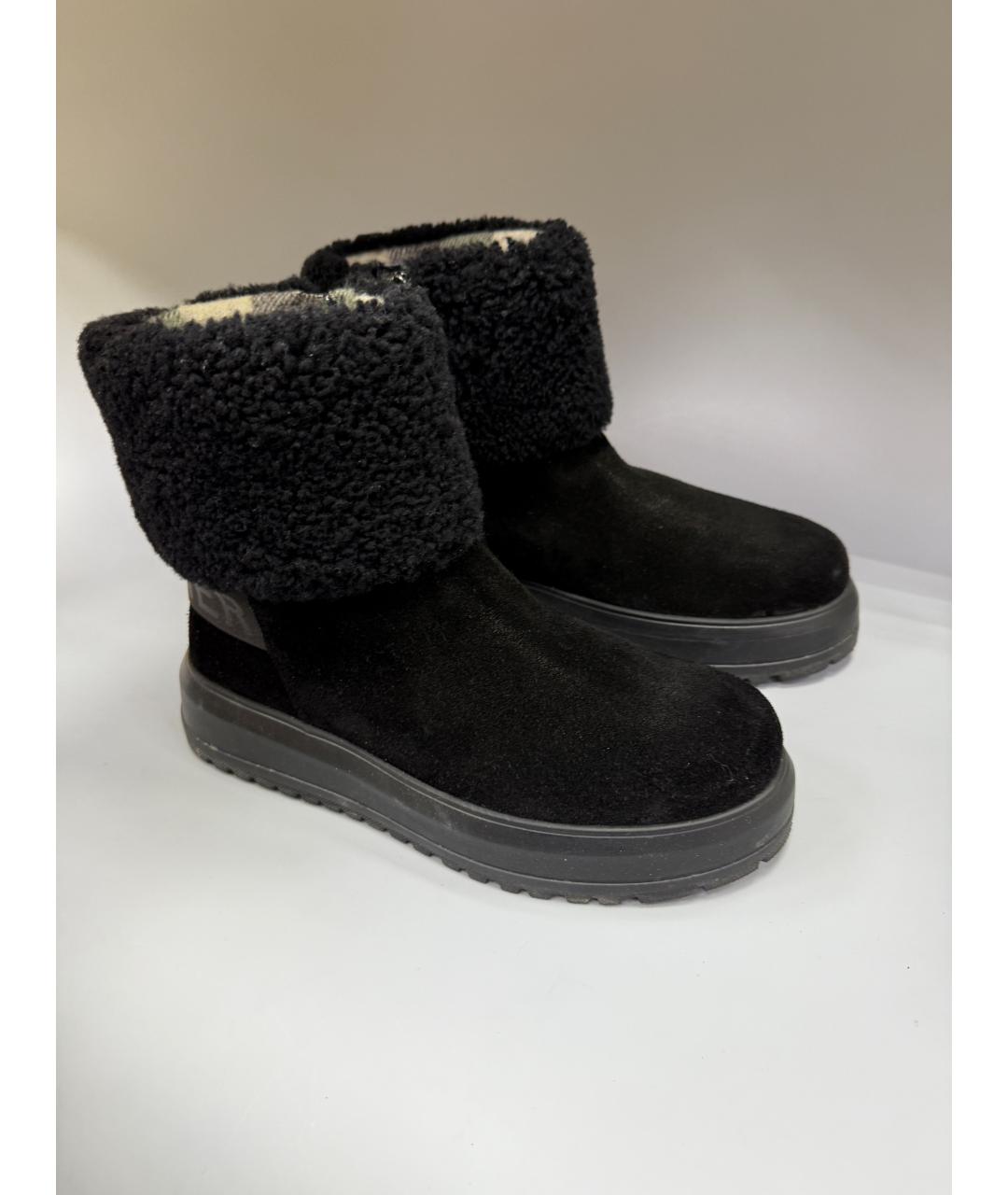 BOGNER Черные замшевые полусапоги, фото 2