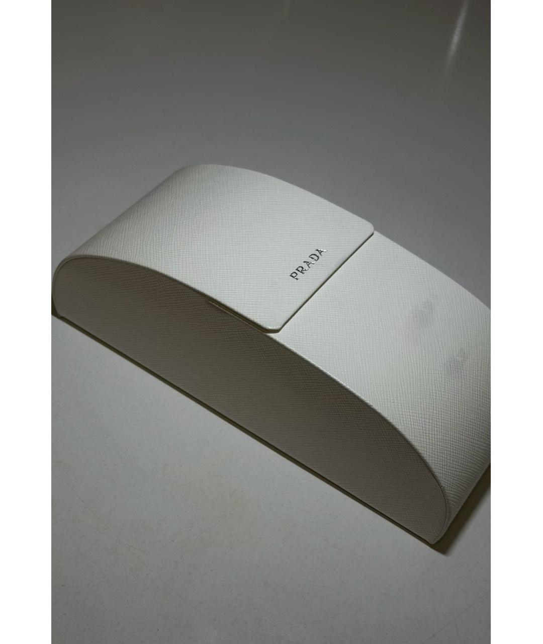 PRADA Золотые металлические солнцезащитные очки, фото 4
