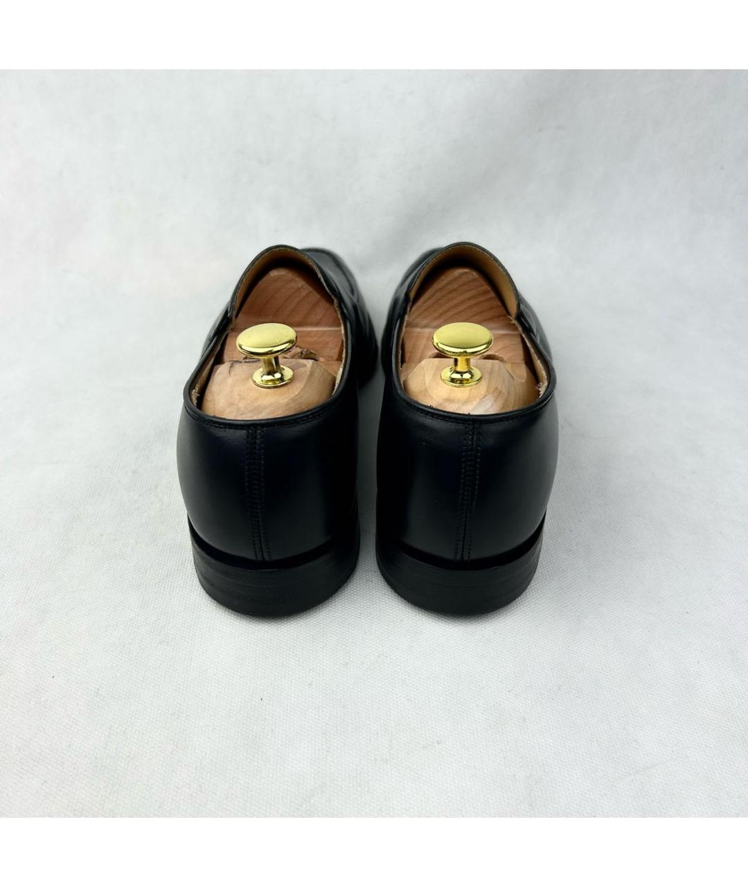 GUCCI Черные кожаные туфли, фото 3