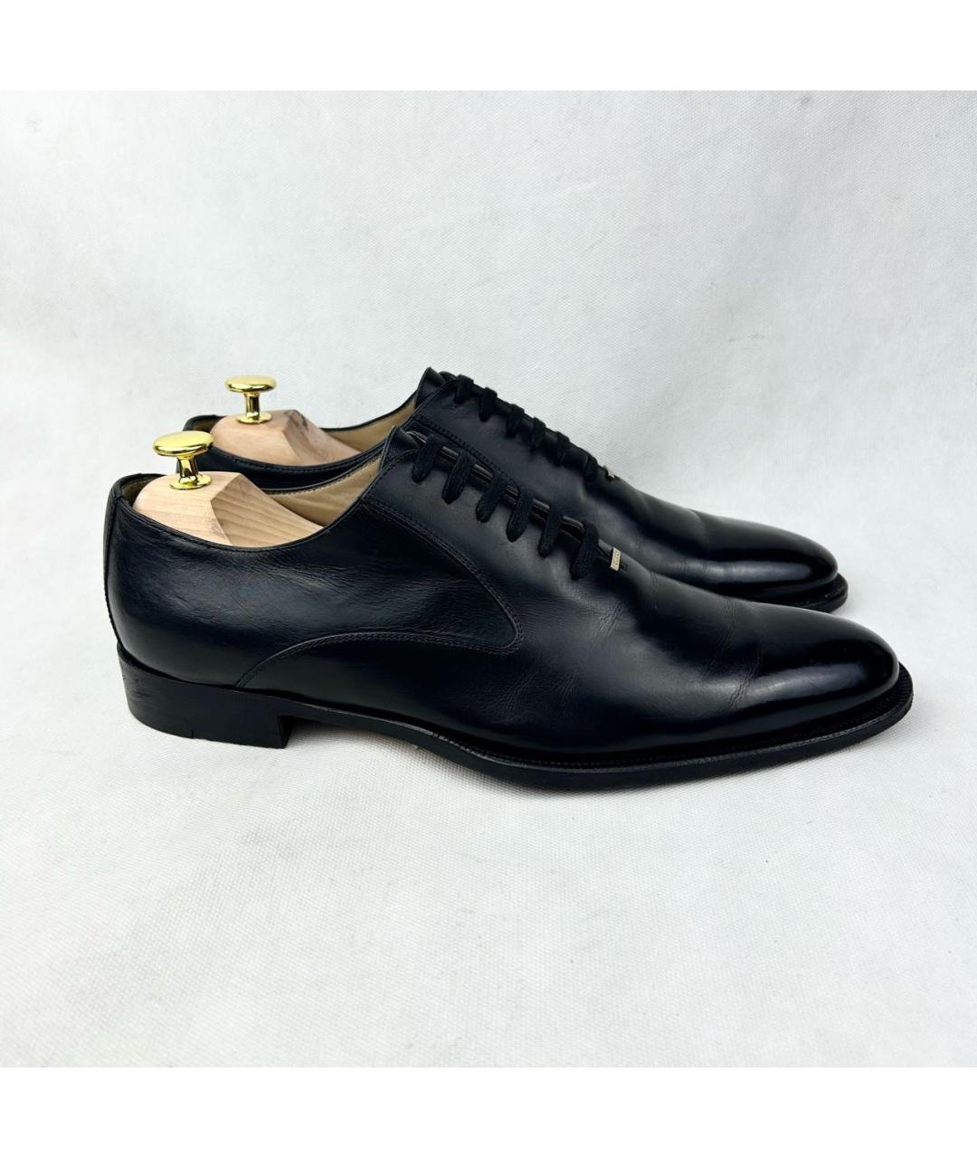 GUCCI Черные кожаные туфли, фото 8
