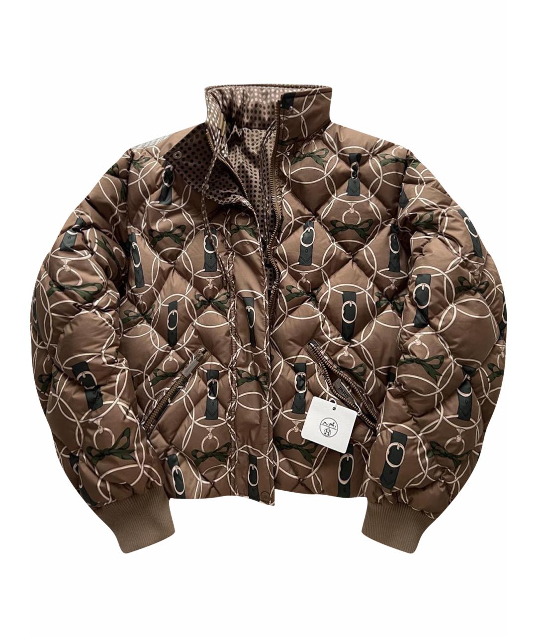 HERMES Коричневая куртка, фото 1