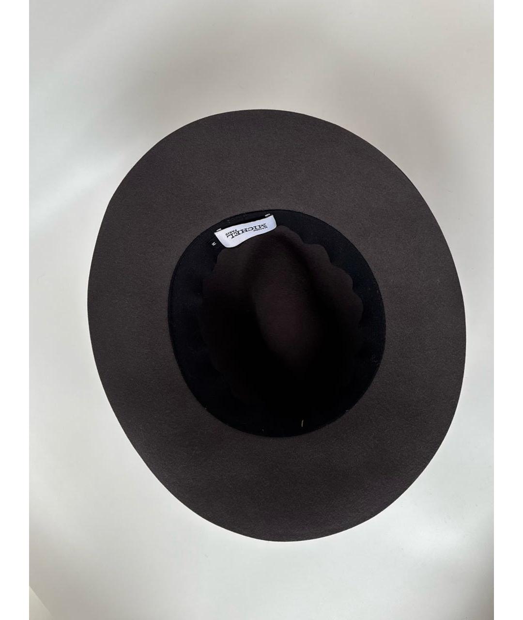 MAISON MICHEL Серая шерстяная шляпа, фото 5