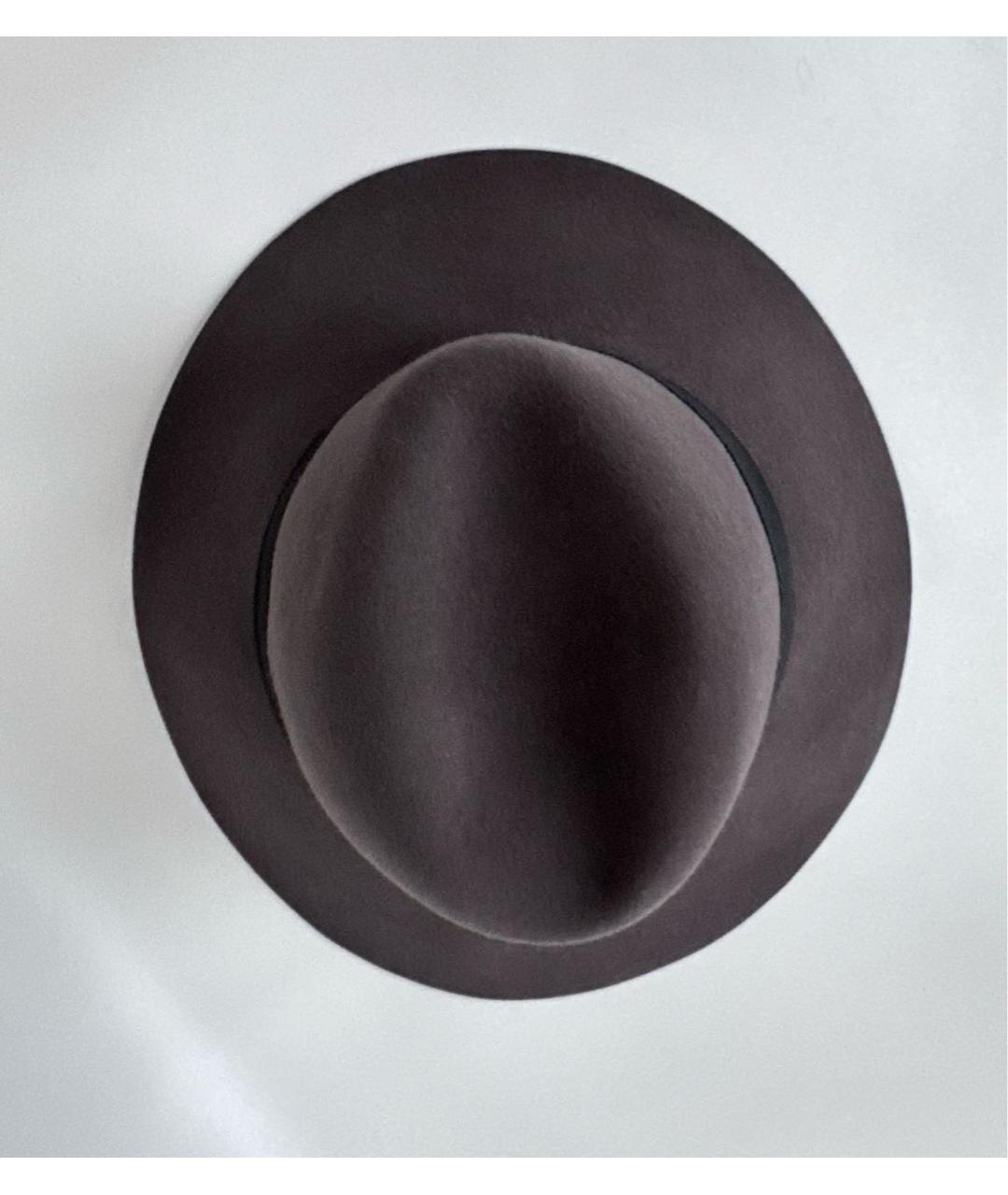 MAISON MICHEL Серая шерстяная шляпа, фото 3