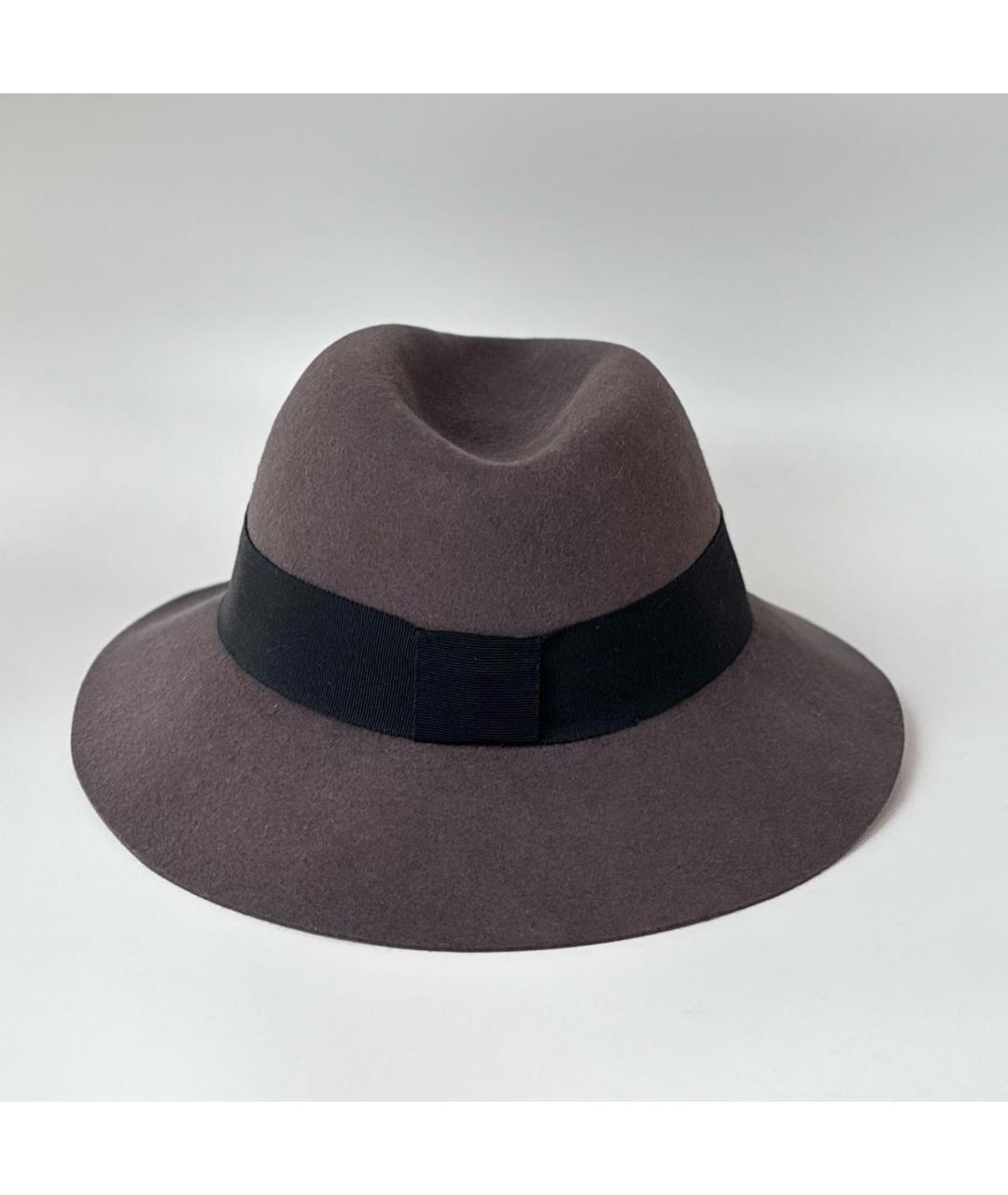 MAISON MICHEL Серая шерстяная шляпа, фото 6