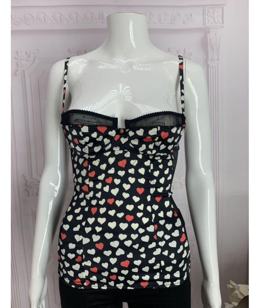 DOLCE&GABBANA Мульти полиамидовая майка, фото 4