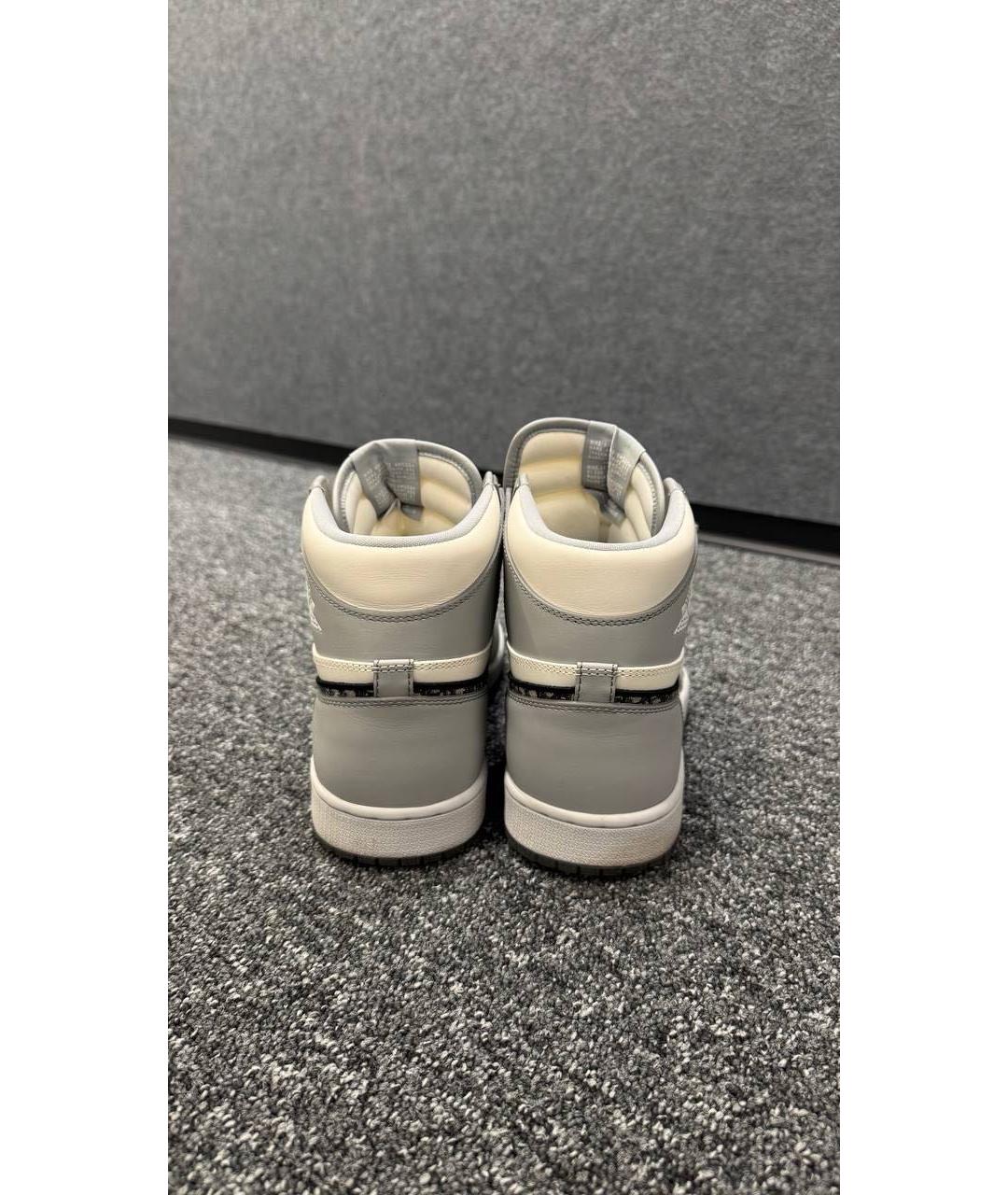 CHRISTIAN DIOR Мульти кожаные высокие кроссовки / кеды, фото 4