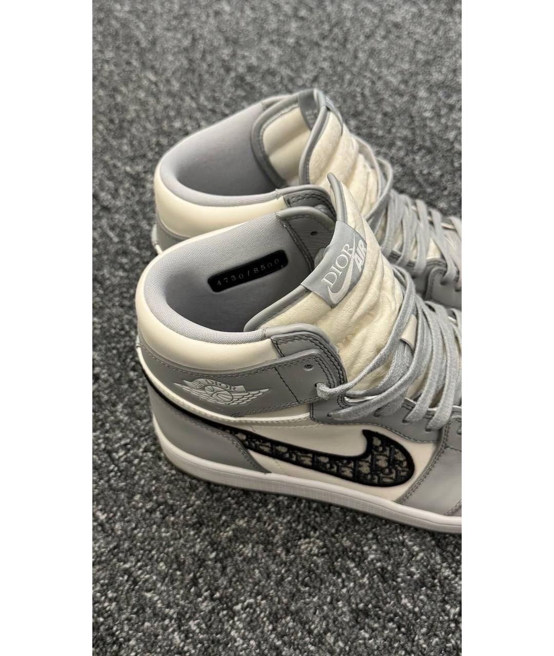 CHRISTIAN DIOR Мульти кожаные высокие кроссовки / кеды, фото 7