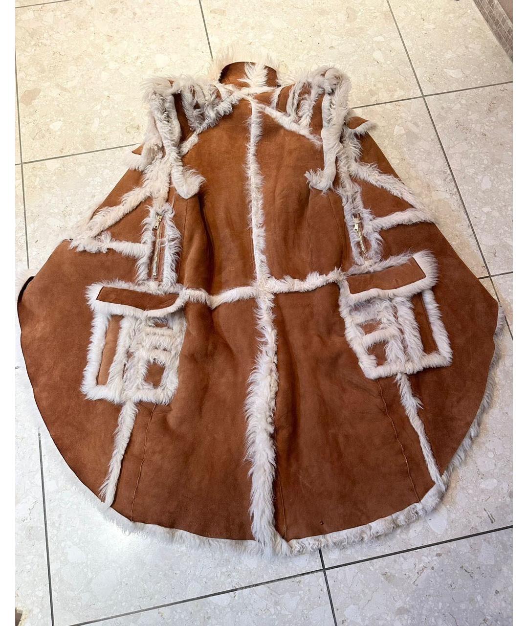 BALMAIN Коричневый замшевый жилет, фото 2