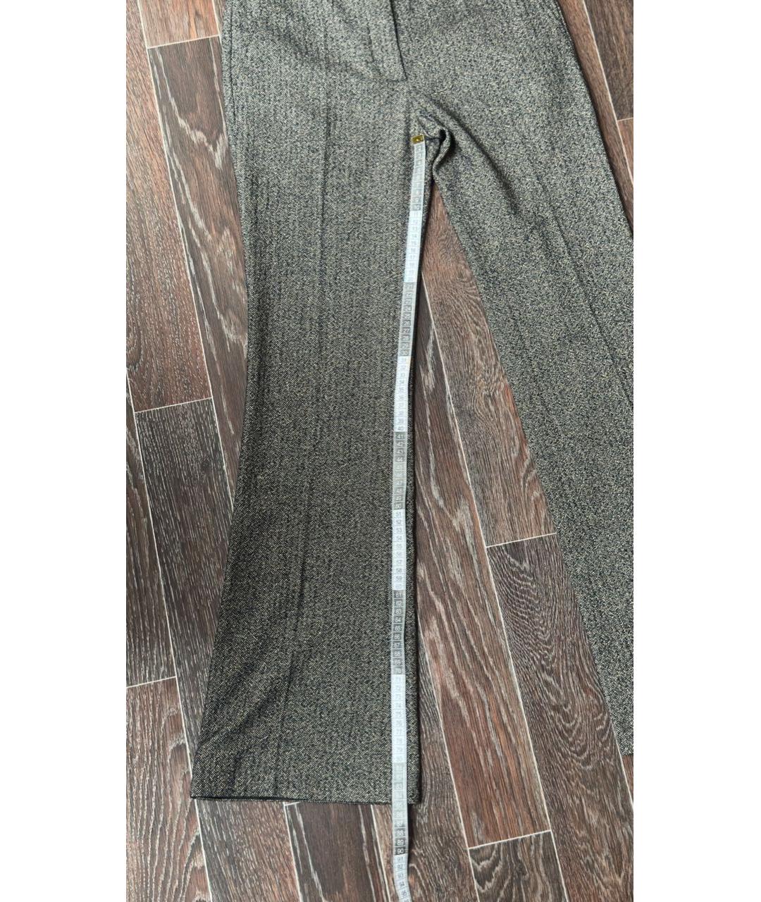 TOM FORD Серые шерстяные брюки широкие, фото 5