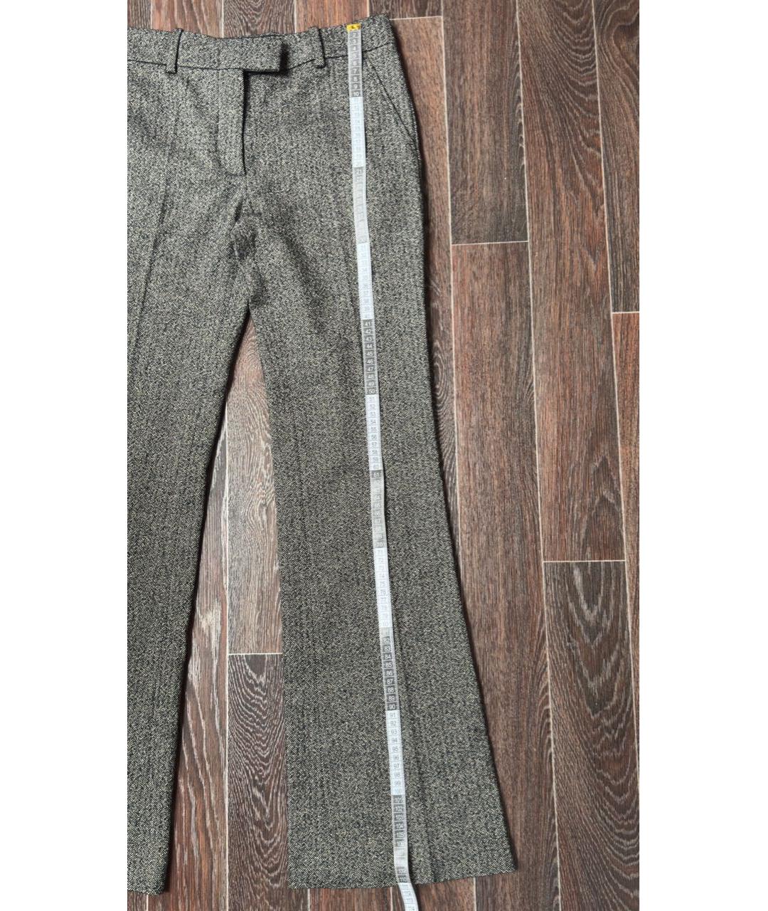 TOM FORD Серые шерстяные брюки широкие, фото 6