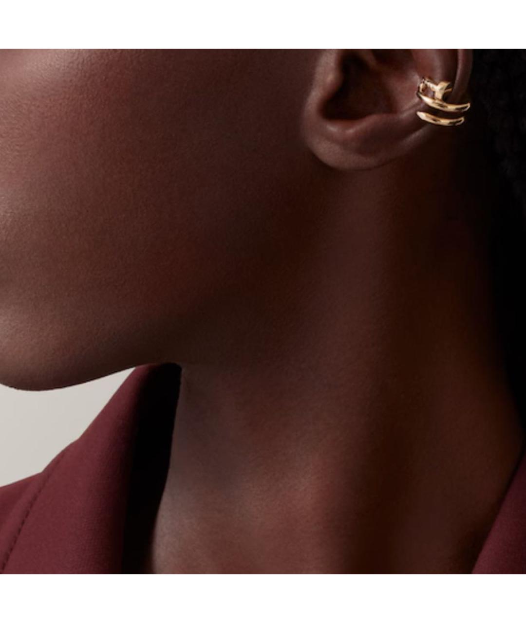 CARTIER Золотые серьги из желтого золота, фото 3