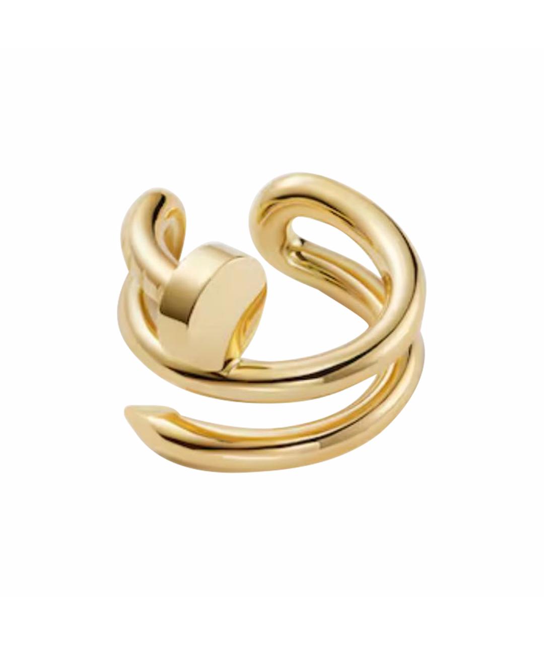 CARTIER Золотые серьги из желтого золота, фото 1