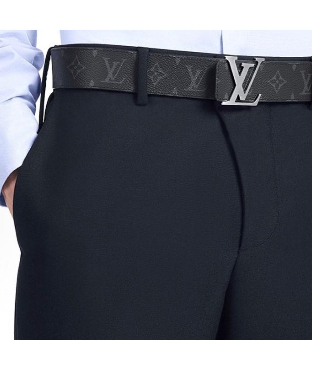 LOUIS VUITTON Черный ремень, фото 4