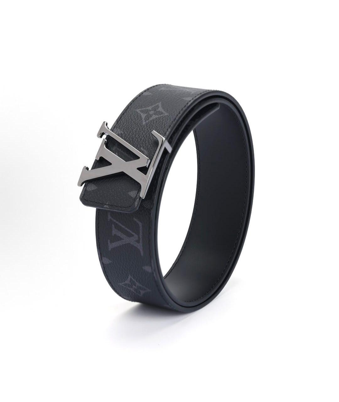 LOUIS VUITTON Черный ремень, фото 3