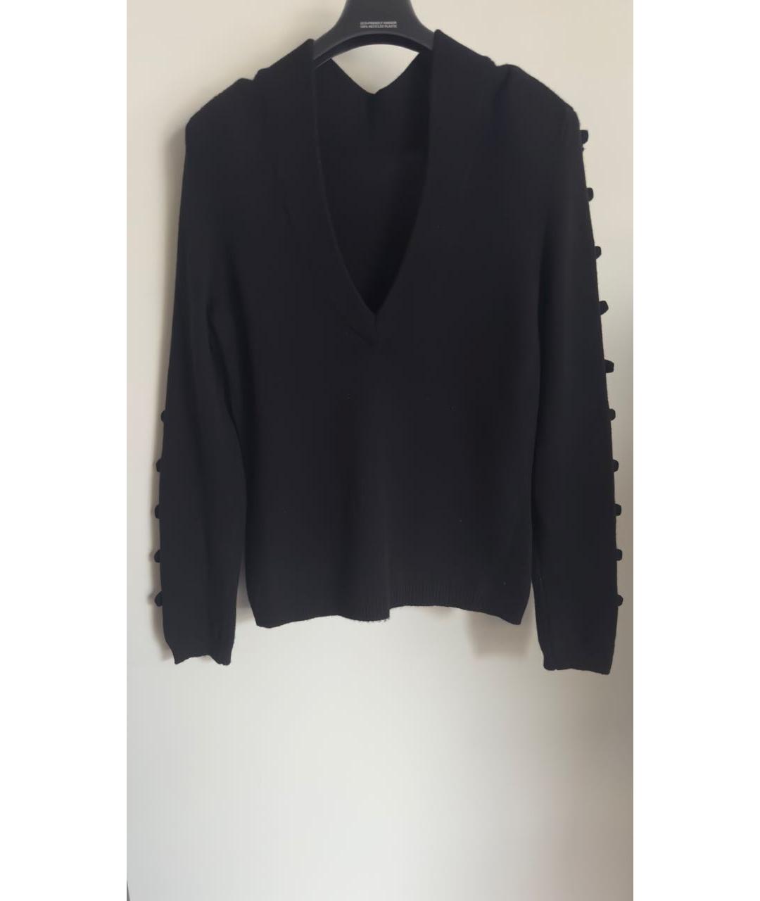 CHANEL Черный кашемировый джемпер / свитер, фото 2