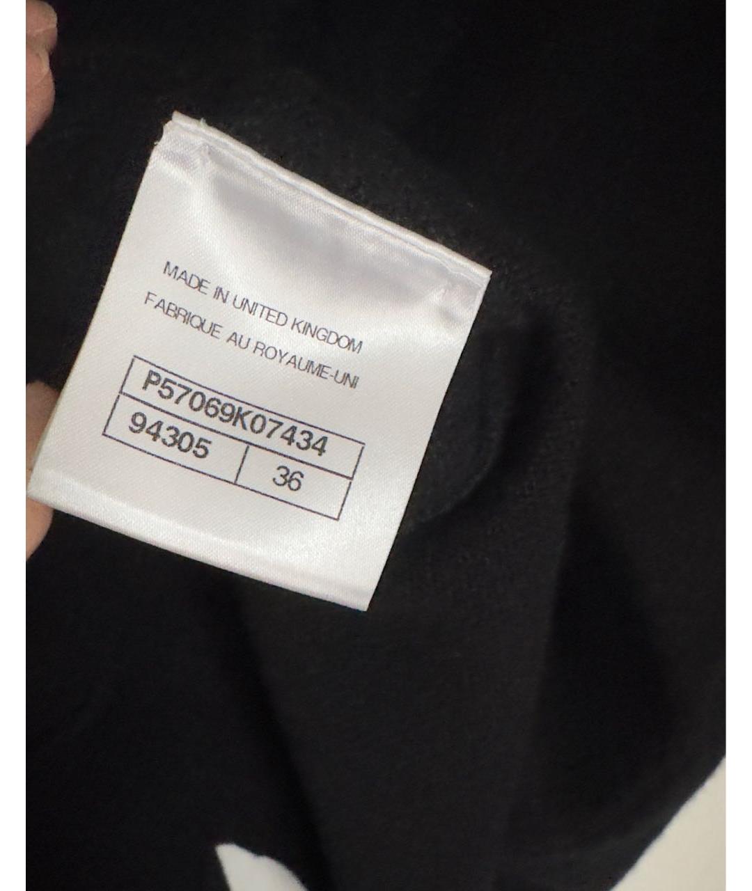 CHANEL Черный кашемировый джемпер / свитер, фото 6