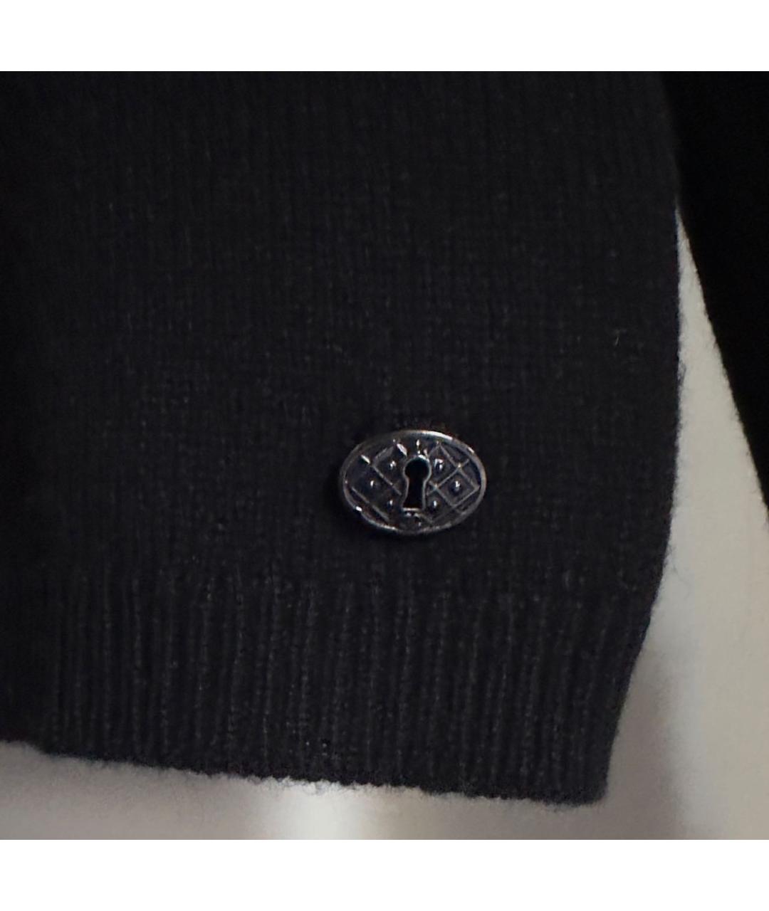 CHANEL Черный кашемировый джемпер / свитер, фото 4