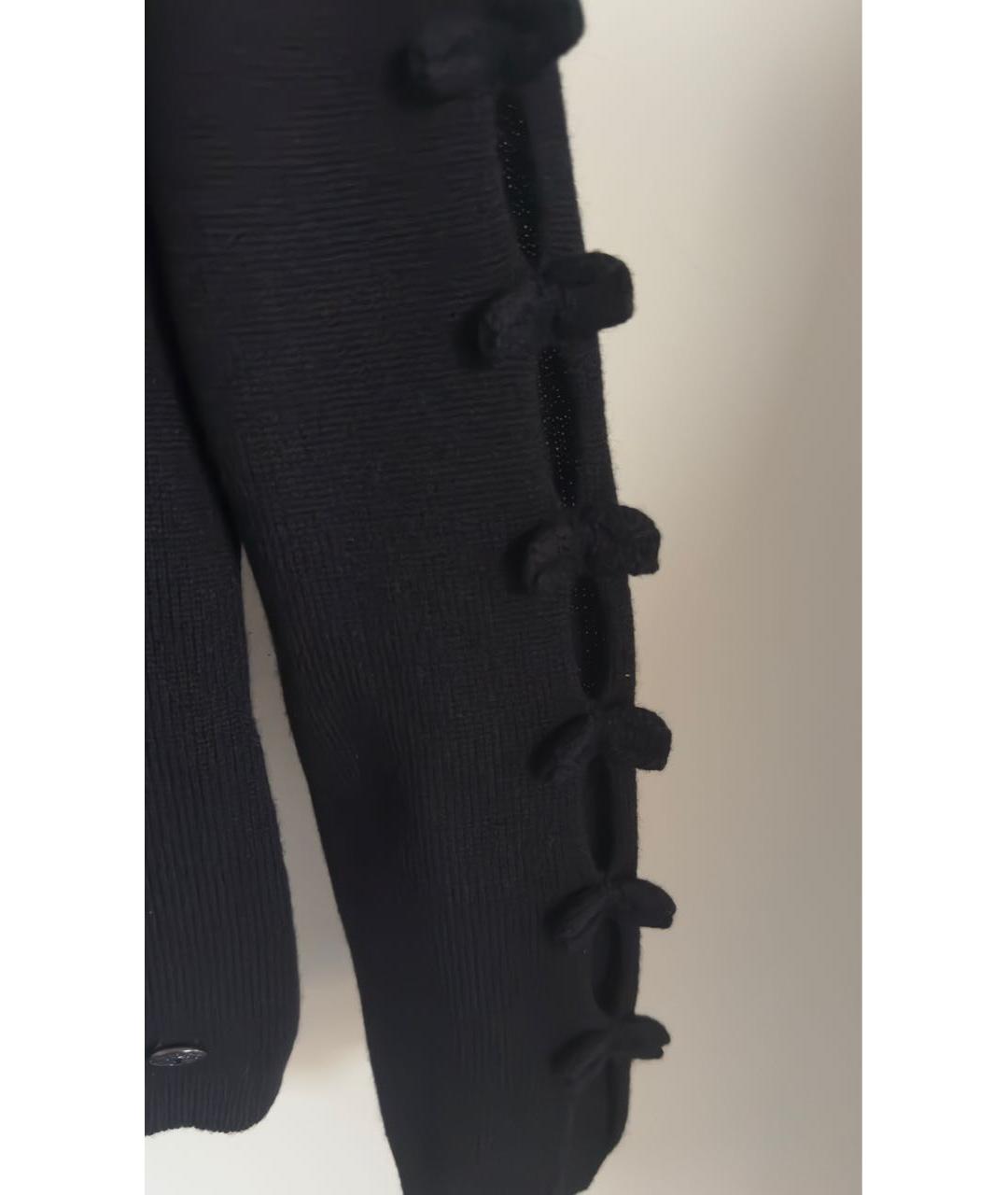 CHANEL Черный кашемировый джемпер / свитер, фото 3