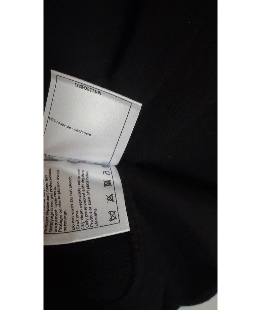 CHANEL Черный кашемировый джемпер / свитер, фото 7