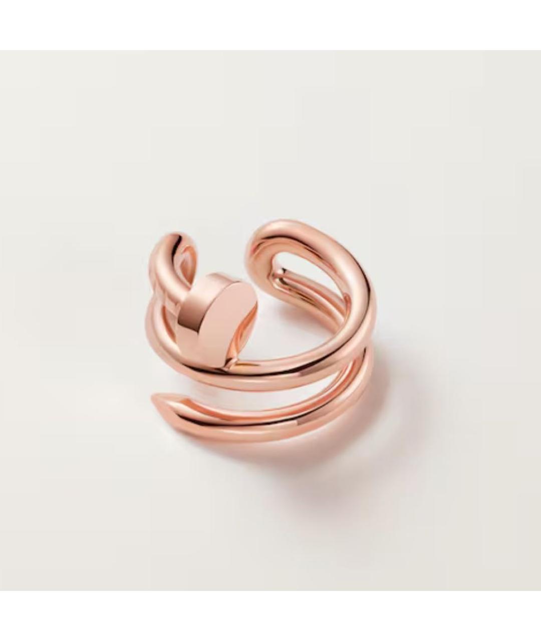 CARTIER Розовые серьги из желтого золота, фото 4