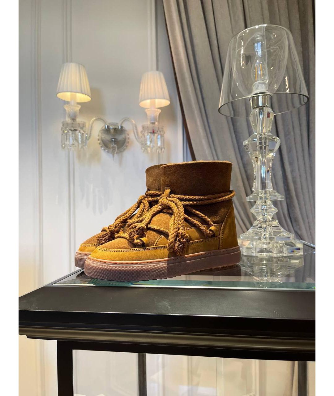 INUIKII Коричневые нубуковые ботинки, фото 2