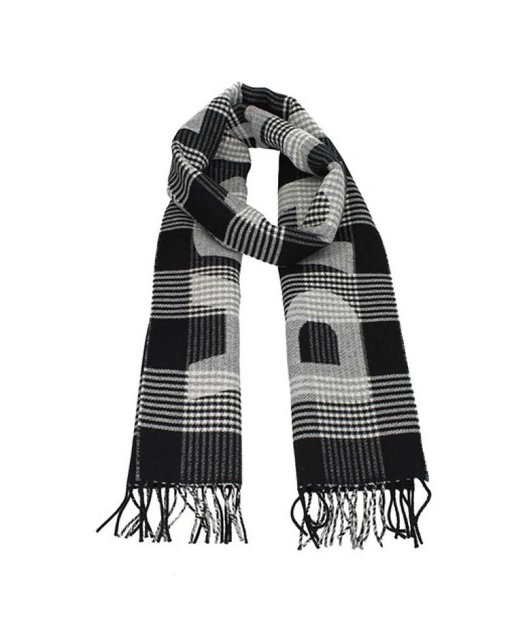 BALENCIAGA Мульти шерстяной шарф, фото 4