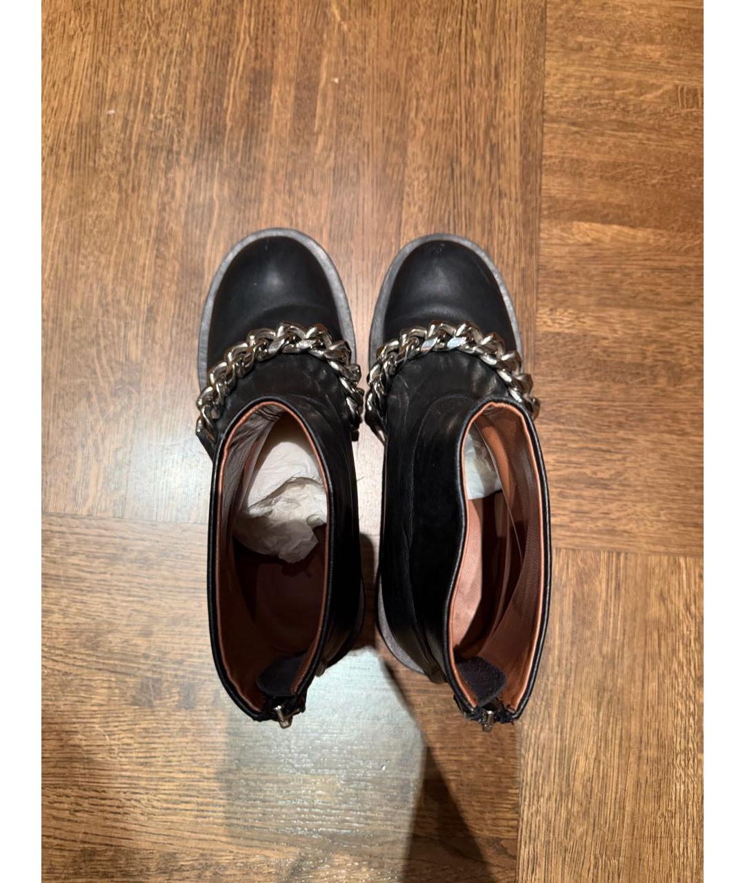 GIVENCHY Черные кожаные ботинки, фото 3