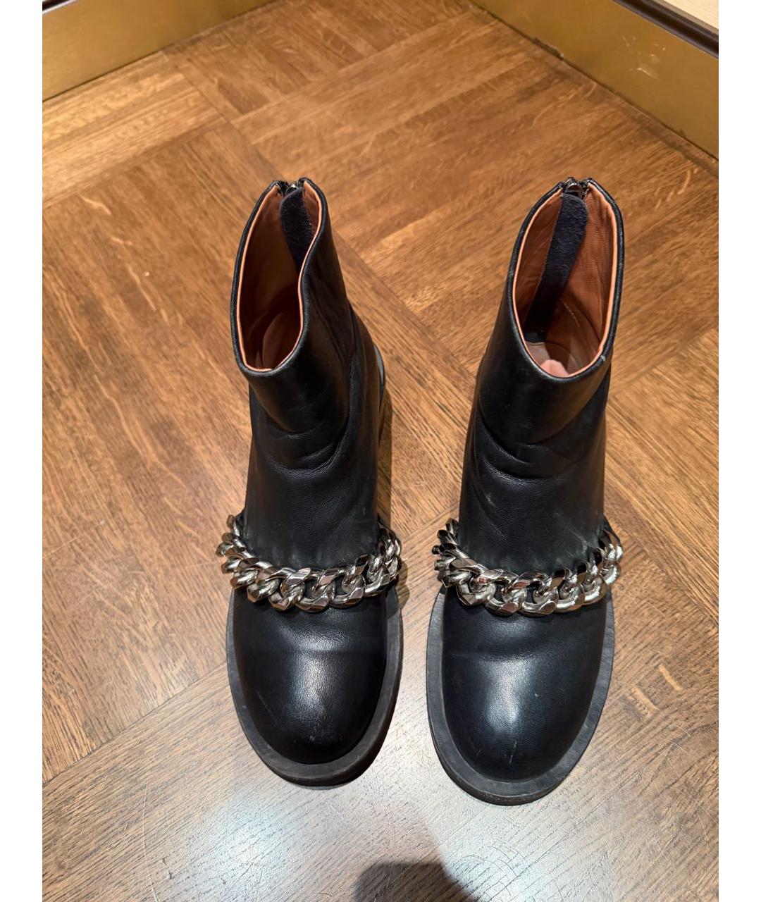 GIVENCHY Черные кожаные ботинки, фото 2