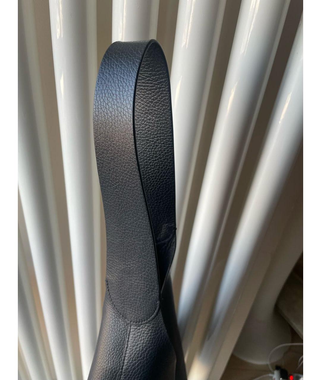 COS Черная кожаная сумка тоут, фото 8