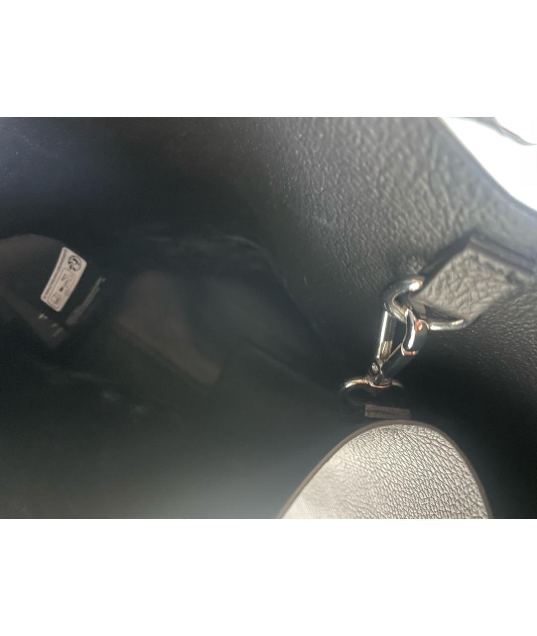 COS Черная кожаная сумка тоут, фото 6