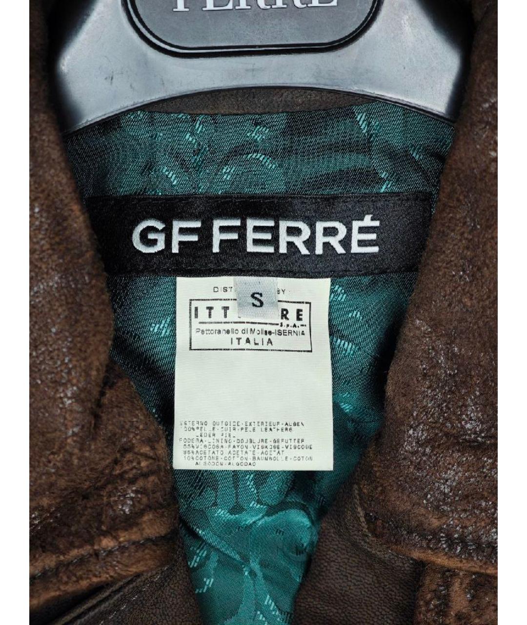 DOLCE&GABBANA Коричневая кожаная куртка, фото 3