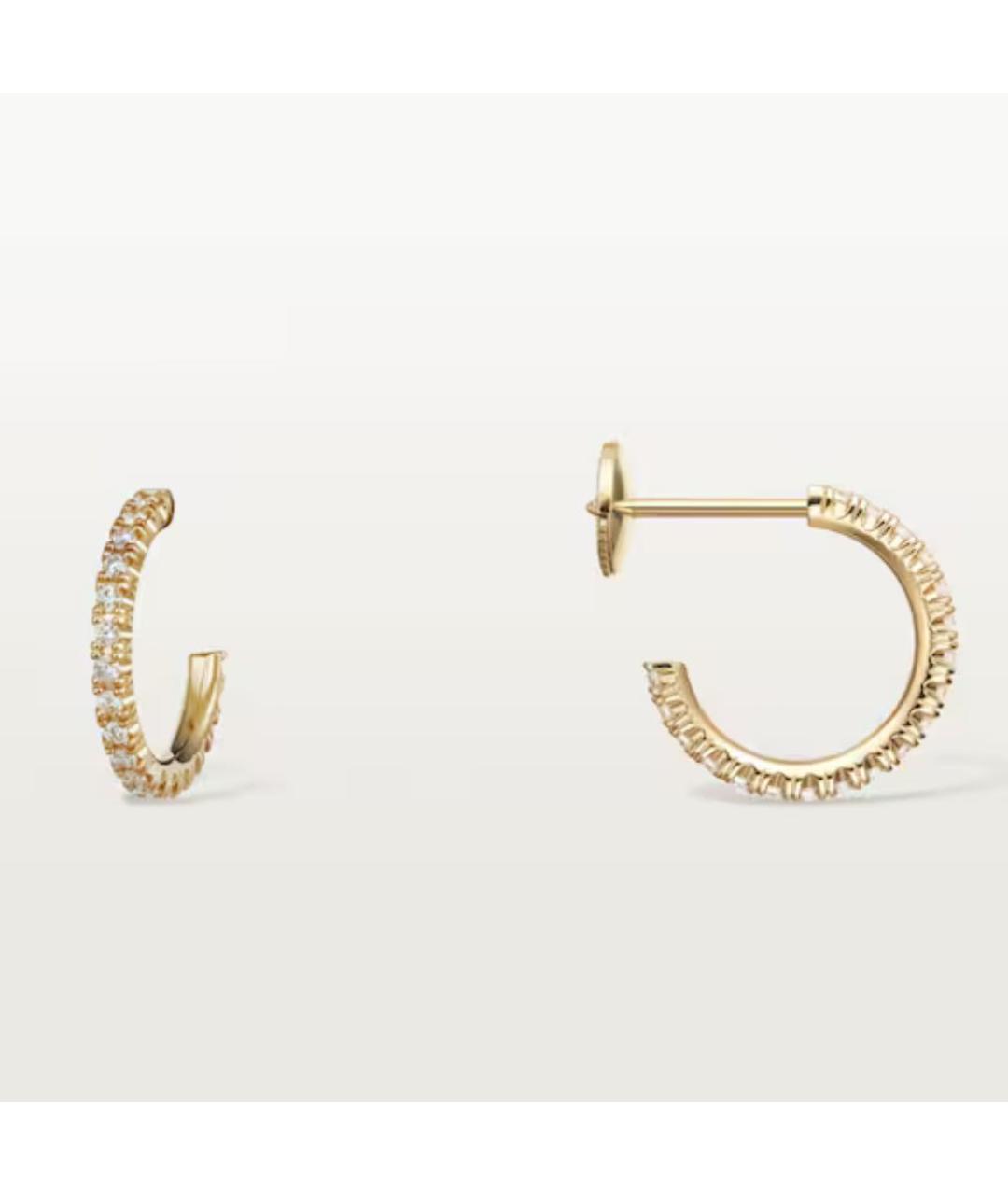 CARTIER Золотые серьги из желтого золота, фото 3