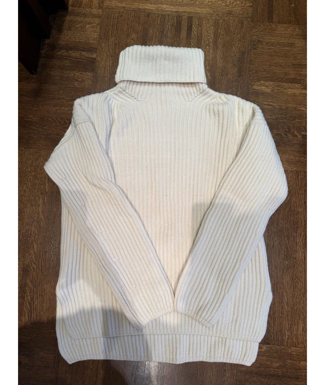 JOSEPH Белый шерстяной джемпер / свитер, фото 5