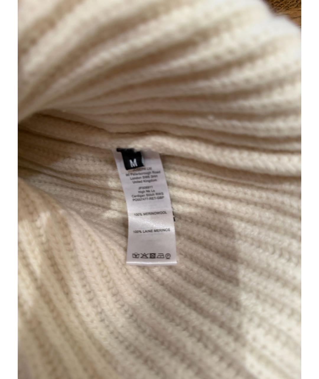 JOSEPH Белый шерстяной джемпер / свитер, фото 4