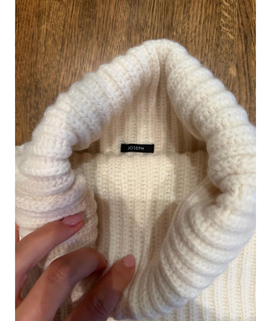 JOSEPH Белый шерстяной джемпер / свитер, фото 3