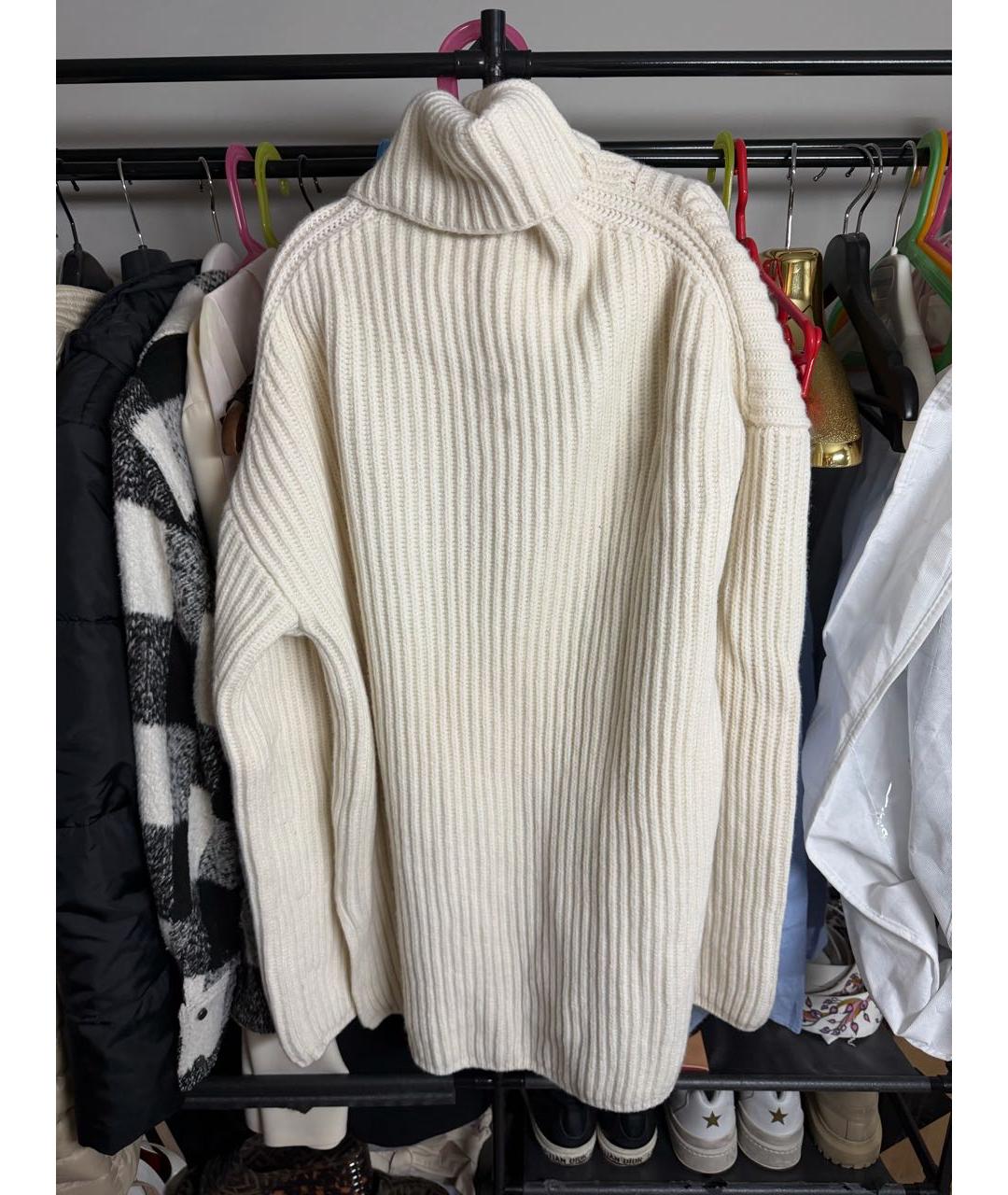 JOSEPH Белый шерстяной джемпер / свитер, фото 2