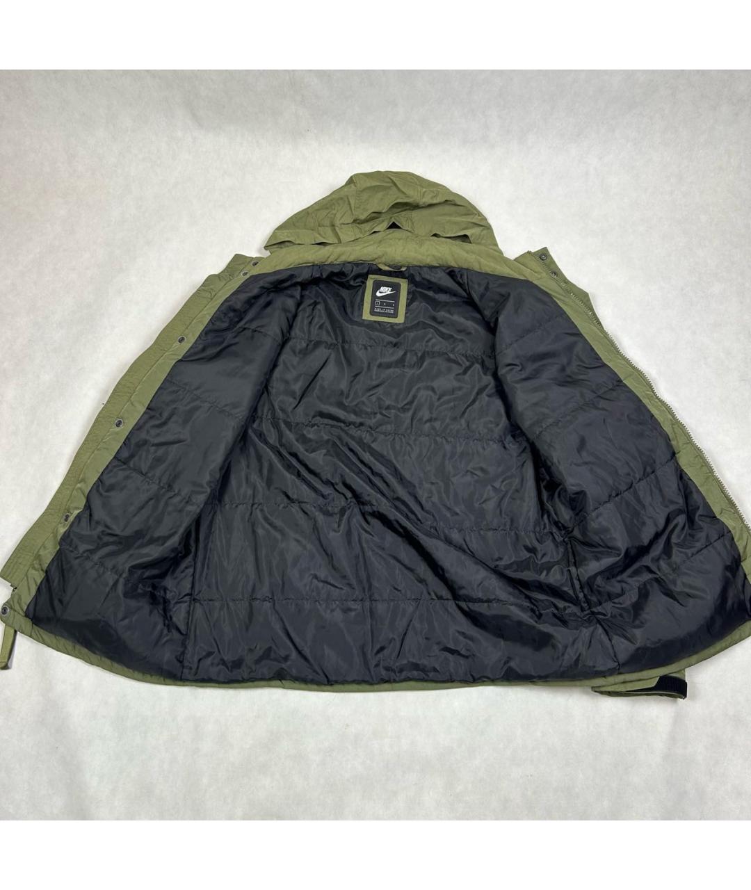 NIKE Хаки полиэстеровая куртка, фото 5