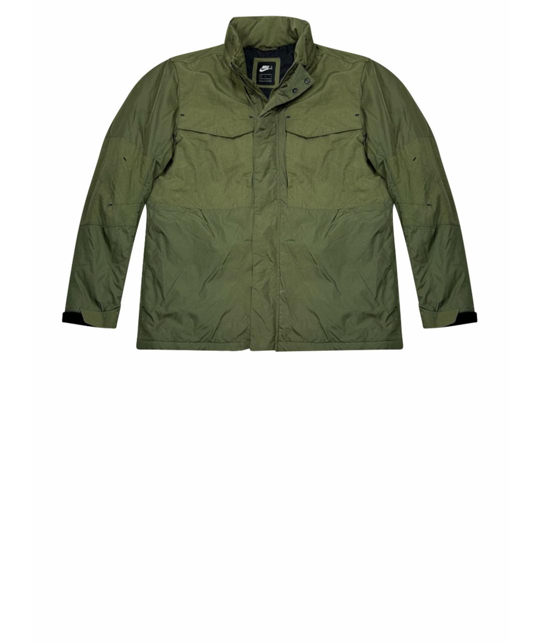 NIKE Хаки полиэстеровая куртка, фото 1