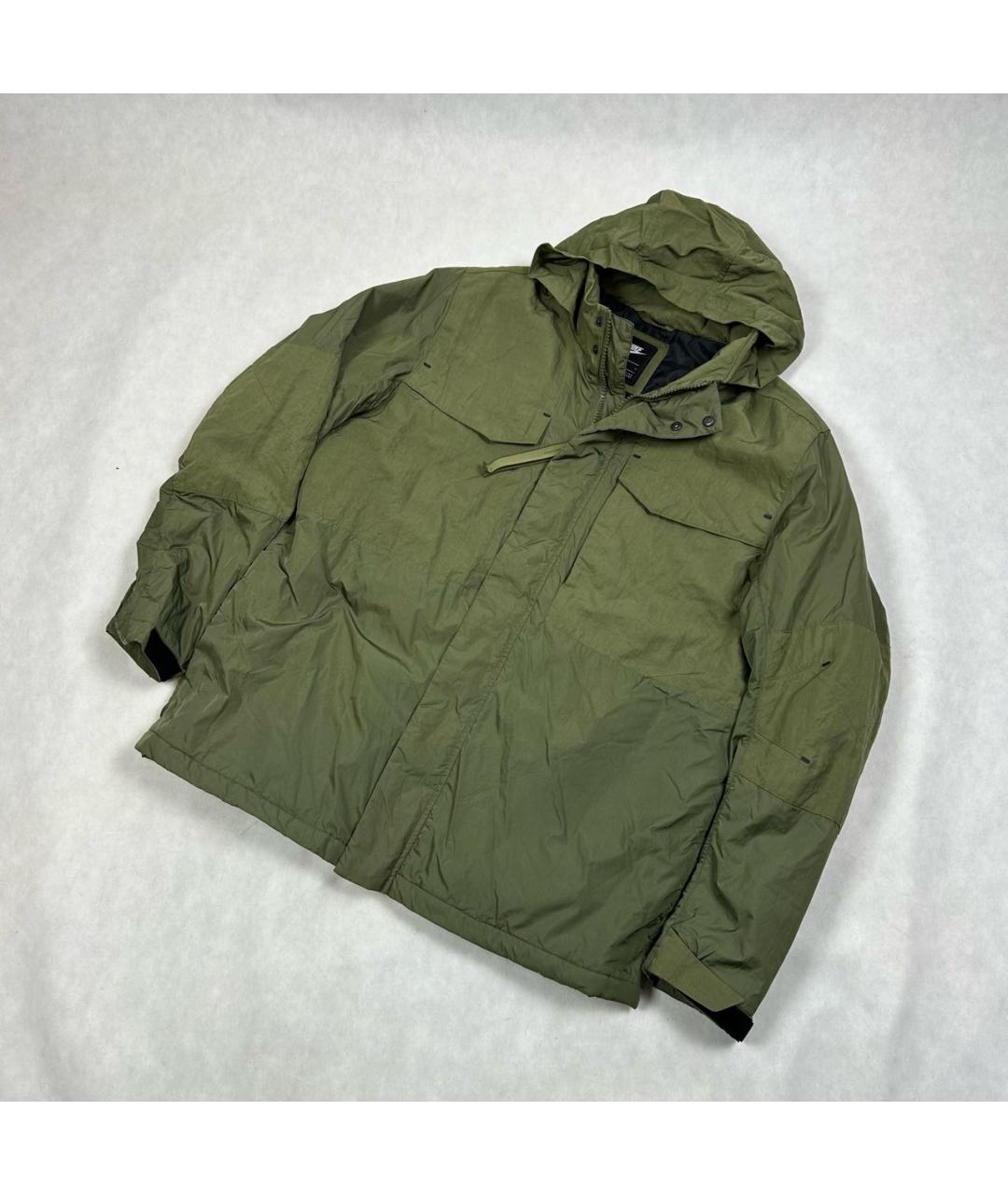NIKE Хаки полиэстеровая куртка, фото 3