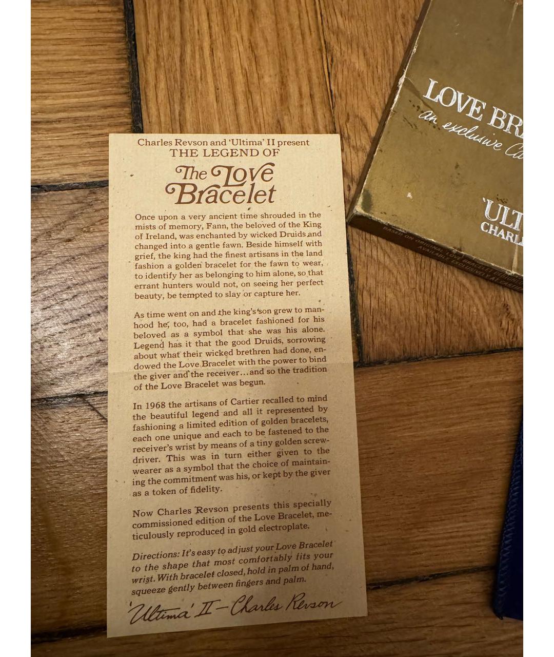 CARTIER Золотой металлический браслет, фото 2