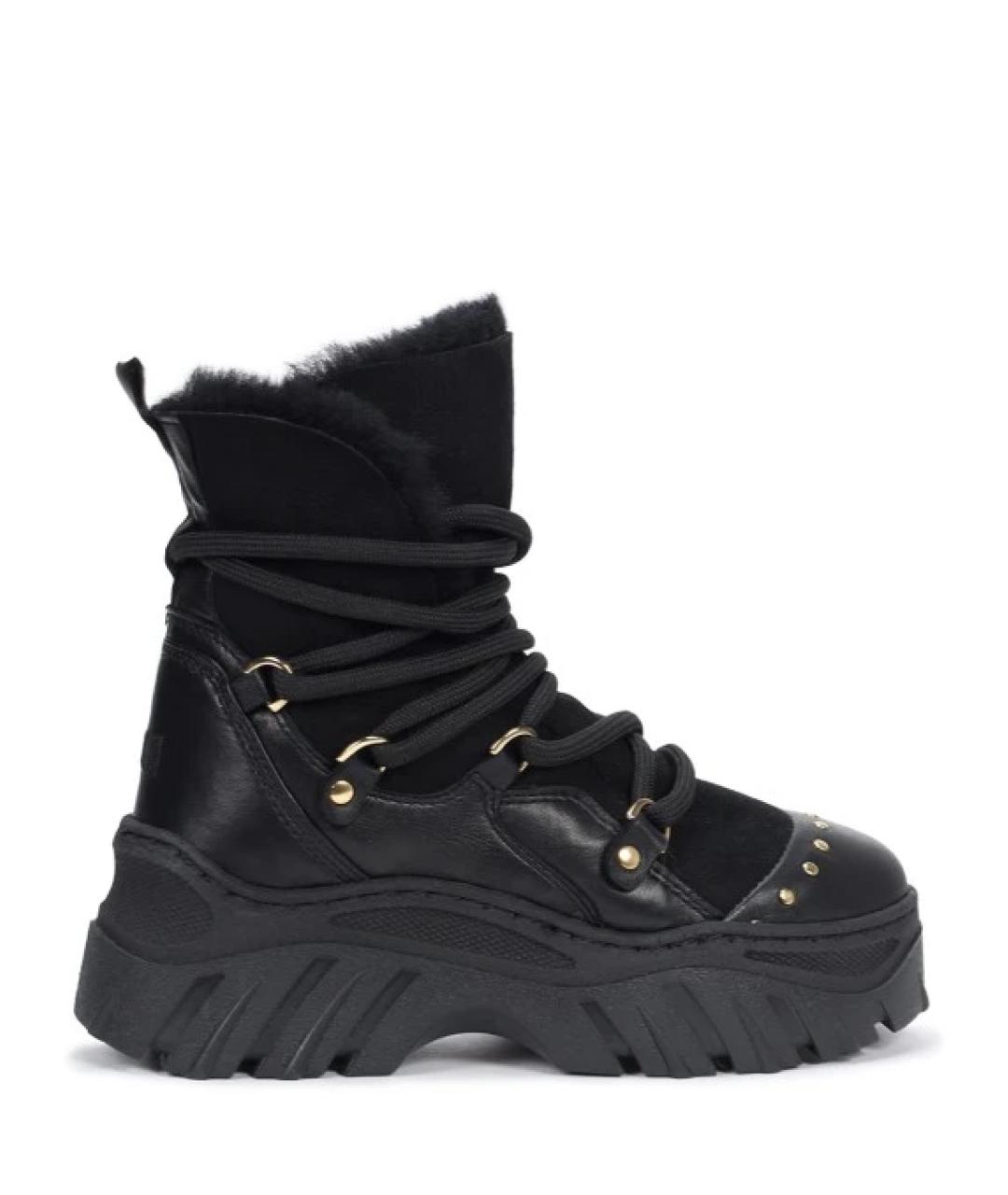 INUIKII Черные замшевые ботинки, фото 1