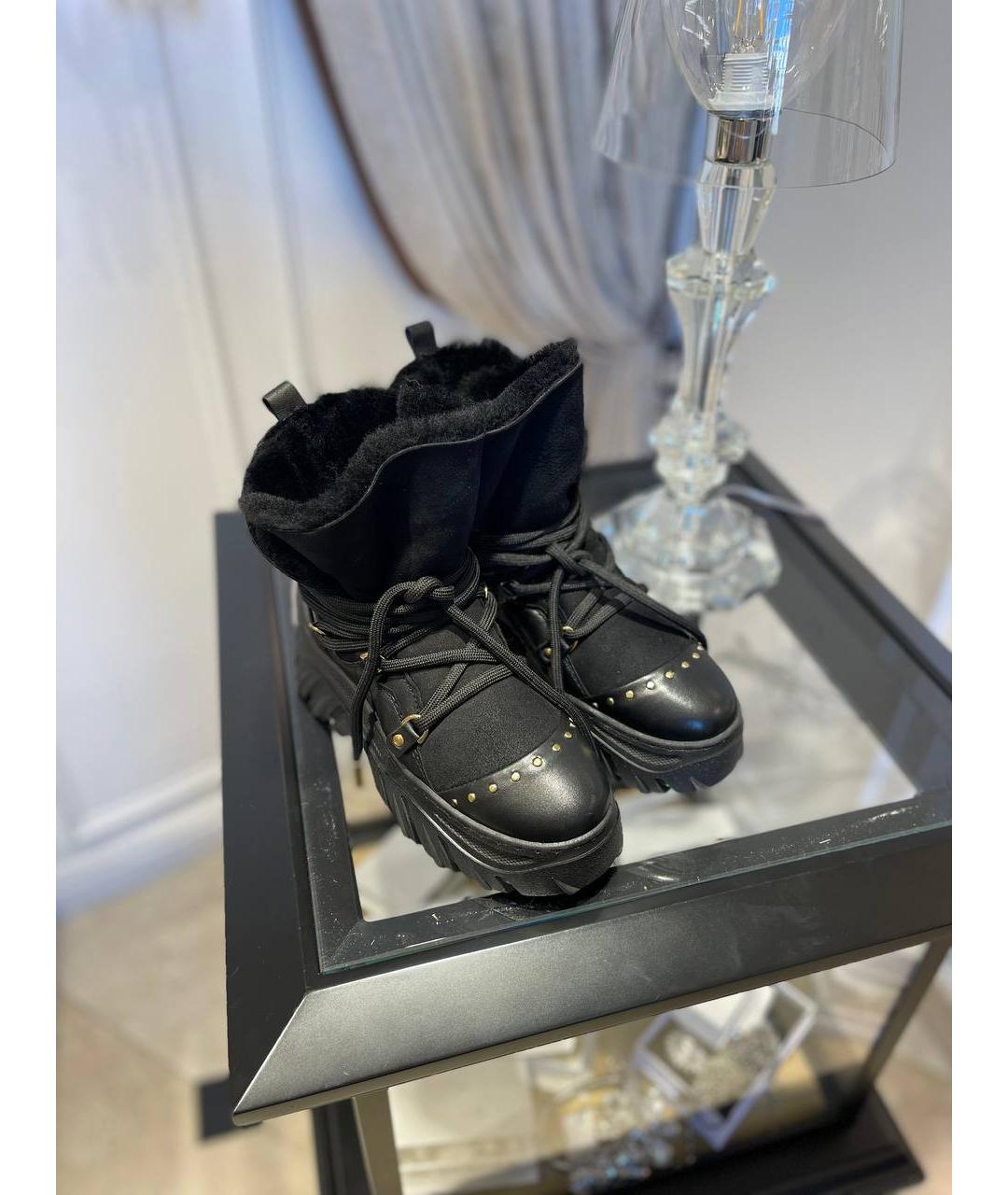 INUIKII Черные замшевые ботинки, фото 3